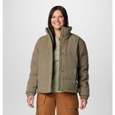 Cold weather has nothing on this classic puffer, crafted with plush Sherpa fleece, a high-collar design, and an adjustable drawcord hem to keep cool air out. Ruby Falls, Columbia Fleece, Holiday Deals, Keep Cool, Collar Designs, Columbia Sportswear, Sherpa Fleece, High Collar, Get Up