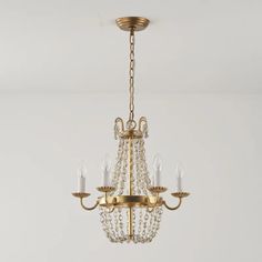 a chandelier hanging from the ceiling