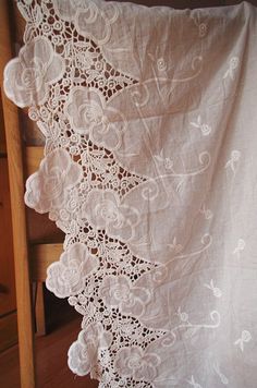 cotton lace fabric with hollowed floral pattern Eyelet Lace Fabric, Cotton Lace Fabric, White Lace Fabric, Bridal Lace Fabric, Amazing Lace, Embroidered Tulle, Linens And Lace, Wedding Fabric, Antique Lace