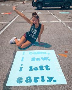 Painting senior parking spots is a huge tradition! So, if you need some inspiration to have the best parking space, here are 33 insanely cute senior parking spaces to guarantee compliments. How To Paint Senior Parking Space, Senior Parking Spaces Easy, Unique Parking Spot Paintings, Funny Senior Parking Space Ideas, Senior Boxes, Parking Ideas