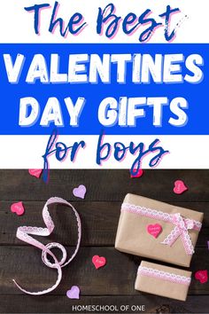 the best valentine's day gifts for boys from homeschool of one blog