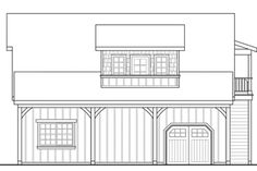 the front elevation of this house plan