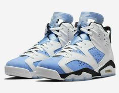 This listing is for a BRAND NEW 100% AUTHENTIC pair of Nike Air Jordan Retro 6 Retro UNC GS 384665-410 - SIZE 5.5Y (7W). Shoes are IN HAND AND READY TO SHIP! Comes with FREE SHIPPING AND SHIPS FAST! Unc University, Jordan Retro 6, Retro 6, Air Jordan 6 Retro, Nike Air Jordan 6, Jordan Model, Jordan 6 Retro, Shoes Retro, Nike Air Jordan Retro