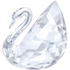 Swarovski Crystal Swan Large Figurine 5215972 Swarovski Crystal Figurines, Swarovski Swan, Swan Figurine, Swan Logo, Crystal Figurines, White Crystal, Black Crystals, Beautiful Decor, Collectible Figurines