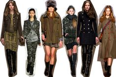 Uniform style -  Military Fashion Military Trends, Ladylike Style, Fashion Trends Winter, The Grove, Trendy Fall