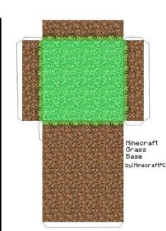 an image of a paper crafting box that is made out of grass and dirt