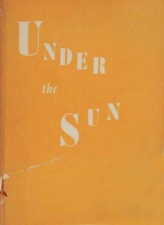 an orange book with the title under the sun