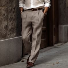 Season:Spring  Summer; Fabric:Linen Cotton Blend; Gender:Men's; Style:Basic,Fashion; Occasion:Holiday,Daily,Casual; Fit Type:Regular Fit; Function:Breathable,Comfort; Waistline:Mid Waist; Pattern:Plain; Design:Front Pocket,Straight Leg,Button; Brand:OUKU; Pants Type:Linen Pants,Summer Pants; Fly Type:Button; Front page:FF; Listing Date:12/20/2023; Hips:; Length:; Waist:; Fit US Size:; Fit UK Size:null; Fit EU Size:null Solid Color Straight Dress Pants With Button Closure, Straight Dress Pants With Button Closure, Solid Straight Dress Pants With Button Closure, Business Straight Pants For Summer, Solid Straight Leg Dress Pants With Buttons, Solid Straight-leg Dress Pants With Buttons, High-waisted Solid Color Dress Pants With Buttons, Solid Color High-waisted Dress Pants With Buttons, High-waisted Dress Pants With Buttons