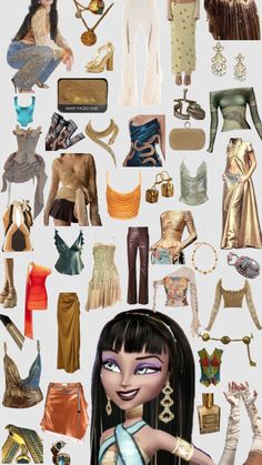 a collage of different types of clothes and accessories