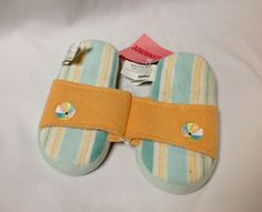 NWT Gymboree terry cloth orange blue beach ball spa slippers little girls 9 10 NWT Gymboree terry cloth orange blue beach ball spa slippers little girls 9 10 Lots to list so descriptions will be brief! Almost all of my items are purchased from retail stores and not outlets...if it is an outlet item, it will be noted.  (I usually will only purchase Gap or J. Crew outlet items, as I am happy with their quality)   If any flaws are noticed, they will be noted as well. Brand: Gymboree Most of my Gymb Spa Slippers, Cute Slippers, Beach Ball, Blue Beach, Retail Stores, The Clothes, Terry Cloth, Blue Orange, 9 And 10