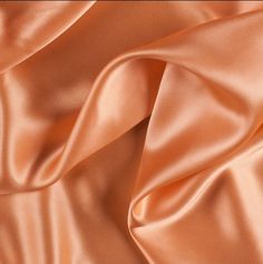 Peach Aesthetic, Shades Of Peach, Mood Fabrics, Peach Fuzz, Silk Charmeuse, Color Of The Year, Pantone Color, Fashion Fabric