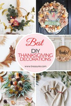 the best diy thanksgiving decorations