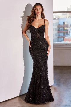 Black Draped Black Beaded Gown Prom Black Sparkly Dress, Sequins Bridesmaid Dresses Black, Black Prom Dress Long Mermaid, Black Sequin Dress Long Prom, Black Sequins Mermaid Dress, Prom Dress Black Mermaid, Sequin Black Dress, Black Sparkly Dress, Prom Inspo