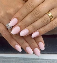 Hoco Nails, Basic Nails, Round Nails, Pink Acrylic Nails, Neutral Nails, Classy Nails