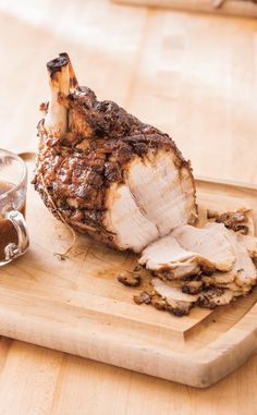 Fresh Ham Recipe, Cook Ham, Ham Shank, Fresh Ham, Hot Cross Bun, Crock Pot Recipes, America's Test Kitchen Recipes, Slow Roast