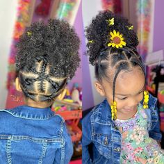 Black Girls Hairstyles Natural Kids, Kid Natural Hairstyles, Beaded Cornrows, Black Daughter Hairstyles, Bangs For Kids, Hairstyle For Children, Kids Cornrow Hairstyles, Cornrow Hairstyle