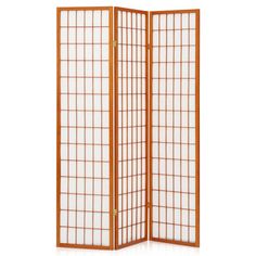 The room divider is a convenient, economic, decorative, and impermanent wall for your space that provides visual screening between rooms or divides a large room into smaller areas. It can provide you privacy where you need it but where you don't want to build a wall. A room divider can also clearly section off a space, adding functionality to your home without the need for the construction of walls. World Menagerie Number of Panels: 3-Panel, Color: Walnut | World Menagerie Hoceima 5.8 ft Partiti Partition Interior Design, Shoji Screen Room Divider, Shoji Room Divider, Privacy Screens Indoor, Folding Partition, Folding Screen Room Divider, Folding Room Divider, Shoji Screen, Build A Wall