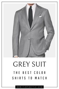 Discover how to choose the best shirt colors for grey suits with our comprehensive guide. Whether it’s dark grey, light grey, or charcoal, learn how to match men’s shirts with your grey suits for a polished and stylish look. Explore top fashion color combinations for grey suit outfits. Learn more at flopinstyle.com Grey Suit Outfit, Fashion Color Combinations, Suit Outfit Ideas, Burgundy Dress Shoes, Wedding Suits Men Grey, Gray Dress Shoes, Grey Suits, Dark Gray Suit, Light Pink Shirt