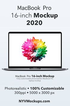 the macbook pro is shown in this advertisement