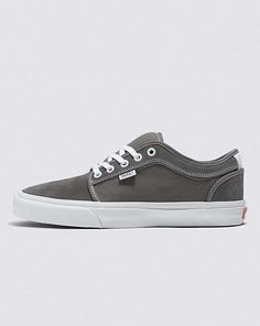 Skate Chukka Low Shoe Classic Gray Skate Shoes For Streetwear, Sporty Cotton Skate Shoes For Skateboarding, Cotton Skate Shoes With Rubber Sole For Skateboarding, Urban Cotton Skate Shoes For Skateboarding, Classic Suede Skate Shoes For Skateboarding, Casual Suede Skate Shoes, Classic Vans Canvas Skate Shoes, Urban Vans Canvas Skate Shoes, Classic Suede Skate Shoes