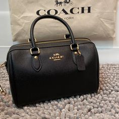 Coach Rowan Satchel Bag Brand New Comes With Card Holder And Dust Bag .Pebbled Leather Beautiful Bag. Coach Rowan Satchel, Bags Coach, Coach Bag, Satchel Handbags, Bag Brand, Satchel Bag, Beautiful Bags, Satchel Bags, Pebbled Leather