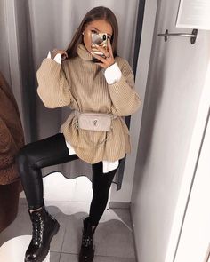 Outfits Ideas Women, Ideas Clothes, Cute Winter Outfits, Women Outfit, Clothes Ideas, Autumn Outfit, Modern Outfits, Looks Style, Winter Fashion Outfits