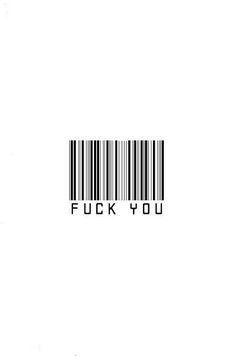 a bar code with the words flick you on it