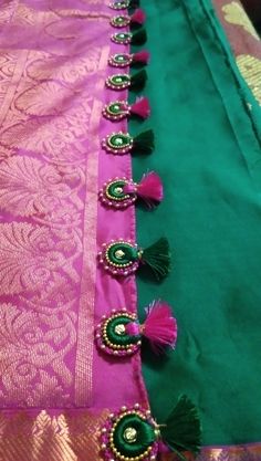 Saree Kuchu Designs, Hand Work Design, Making Fabric Flowers, Saree Tassels, Mehndi Simple, Hand Embroidery Videos, Google Business, Embroidery Videos