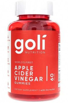 Product Details Brand: Goli Nutrition Product Code: apple-cider-vinegar-gummies-GNI Servings per Container: 60 Quantity per Container: 60 Gummies Goli Nutrition Apple Cider Vinegar gummies are great-tasting gummies made with real apples and packed with additional vitamin B9 (folic acid), B12 and superfoods. Made in sun Goli Apple Cider Vinegar, Apple Cider Vinegar Gummies, Vitamin B9, Vegan Gummies, Apple Cider Benefits, Natural Colon Cleanse, Gummy Vitamins, Vegan Nutrition, Natural Sleep Remedies