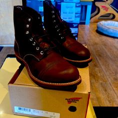 Brand New In Box Firm On Price Iron Ranger Boots, Red Wing Iron Ranger, Iron Ranger, Red Wing Boots, Red Wing Shoes, Wing Shoes, Red Wing, Red Wings, Made In The Usa