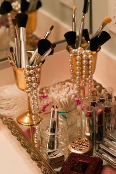 Barbie-Themed Bachelorette Party | Wedding Planning, Ideas & Etiquette | Bridal Guide Magazine Revolution Contour Palette, Diy Closets, Makeup Area, Party Setup, Makeup Party, Glam Party, Makeup Guide, Trendy Makeup