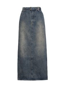 FINAL SALEChic long dirty wash denim skirt with optional belt-tie. Brand Pixie MarketRuns true to size100% cotton denimSide pocketsBack slit ventFitted styleComes with beltXS waist waist 24.5"/62cm, hips/87 cm, length 39"/99 cm S waist 26.5"/67cm hips 37"/94 cm length 39"/99 cmM waist 28.5"/72 cm hips 38"/97 cm length 39"/99 cmL waist 30.5"/77.5 cm hips 40"/102 cm length 39.5"/100 cmFit is narrow on the hips, please refer to measurementsModel is wearing size small and model's height is 5.9"/175 Cute Modest Outfits, Maxi Skirt Outfits, Everyday Fashion Outfits, Hijab Fashion Inspiration, Modest Fashion Outfits, Law School, Girly Outfits, Casual Style Outfits, Dream Clothes