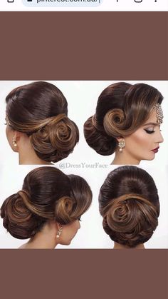 New Long Hairstyles, Long Fine Hair, Sanggul Modern, Bridal Hair Updo, Bridal Wedding Hair, Long Hair Wedding Styles, Indian Bridal Hairstyles, Bridal Hairstyles, Bridal Updo