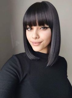 Gorgeous Bob & Lob Hairstyles for Your Next Salon Visit - Blush & Pearls Bob Hairstyles With Bangs, Bob Haircut With Bangs, Long Bob Haircuts, Lob Hairstyle, Lob Haircut, Long Bob Hairstyles, Short Hair With Bangs, Haircuts With Bangs, Short Bob Hairstyles