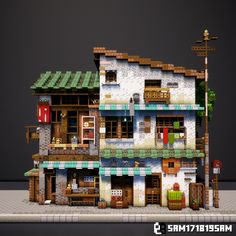 an image of a building made out of legos