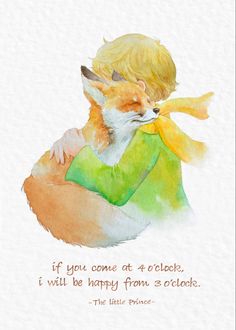 Little prince_prince & fox_watercolor illust_watercolor painting Petit Prince Nursery, Little Prince Painting, Le Petit Prince Nursery, Prince Painting, Prince Nursery, Prince Drawing, Little Prince Quotes, Mermaid Face, Prince Quotes