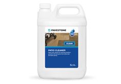 a gallon of patio cleaner on a white background