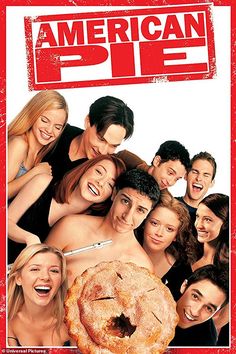 an american pie movie poster with many people