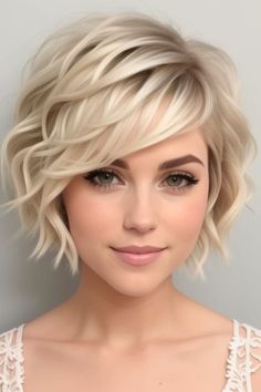 27+ Cute Short Hairstyles for Prom 4 Cute Short Hairstyles, Hair Cut Guide, Prom Look, Hairstyles For Prom, Prom Hairstyles For Short Hair, Short Blonde, Short Hair Haircuts, Short Bob Hairstyles