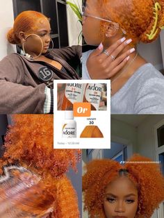 Curl Tips, Parting Hair, Hair Color Orange, French Curl