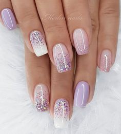 Square Nail Designs, Valentine Nails, Magnesium Deficiency, Fancy Nails Designs, Glitter Gel Nails, Glitter Design