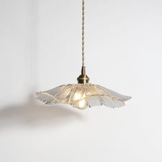 a light that is hanging from a chain