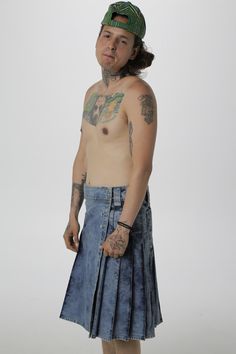 The Stonewash Blue Denim Kilt features a classic denim look complete with iconic stitching and a stonewashed color gradient. There are pleats on the side that help enhance the look.  #StoneWashBlueDenimKilt #BlueDenimKilt #Kilt #StoneBlueDenimKilt #DenimKilt #KiltsForSalae #StoneDenimKilt #KiltsForMen #ScottishKilts #Fashion #MensStyle #MensFashion #Fashion Kilt Pattern, Kilts For Men, Kilts For Sale, Leather Kilt, Utility Kilt, Men In Kilts, Color Gradient, First Choice, Kilt