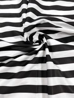 the black and white striped fabric is very soft