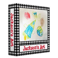 a child's art box with the words jackson's art on it