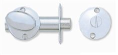 two round knobs on the side of a white wall