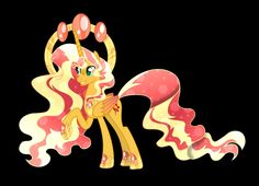 the pinkie pony is standing in front of a black background and has her hands on her chest