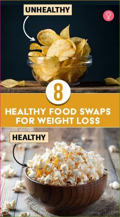 8 Healthy Food Swaps For Weight Loss: Don’t stay away from fats. They are actually important for our body too. Just make sure that you are indulging in the right kinds of fat. Here’s a list of a few simple, yummy food replacements that can help you shape your body the right way, faster. #healthyfood #nutrition #healthcare Healthy Swaps Food, Food Replacements, Food Without Fire, 1200 Calorie Diet Menu, Low Calorie Lunches, Slim Down Fast, Snack Wrap, Healthy Food Swaps, Food Swaps