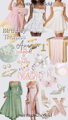 Some ideas for a Bridgerton birthday party theme! #bridgerton #teaparty #birthday #birthdayparty #theme #birthdaytheme #birthdaythemeideas Bridgerton Birthday Party Outfits, Bridgerton Bday Party, Bridgerton Ball Aesthetic, Bridgeton Themed Party Outfit, Bridgerton Theme Party Outfits, Bridgerton Tea Party Outfit, Bridgerton Birthday Party Ideas, Bridgerton Party Outfit Ideas, Bridgerton Party Outfit