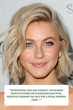 The blonde hairstyle in the picture features long, flowing waves that exude a soft and romantic vibe. The hair is a beautiful, warm shade of blonde, with lighter highlights that add dimension and brightness. The waves are loose and tousled, giving a carefree, effortless look. The style appears to be achieved with a combination of volume at the roots and a smooth finish at the ends, creating a balanced and polished appearance. This hairstyle is versatile, suitable for both casual outings and more